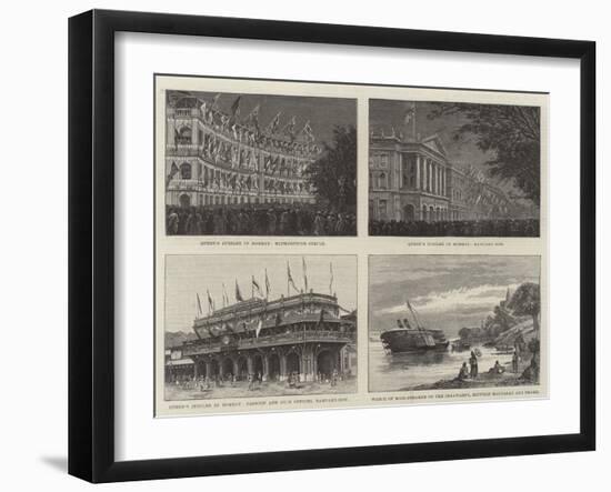 Jubilee Celebrations in Bombay-null-Framed Giclee Print