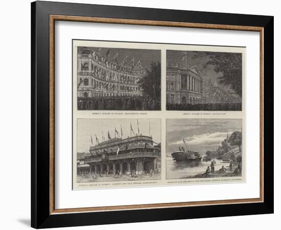 Jubilee Celebrations in Bombay-null-Framed Giclee Print