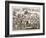 Jubilee Fair, Hyde Park, London, 1814-null-Framed Giclee Print