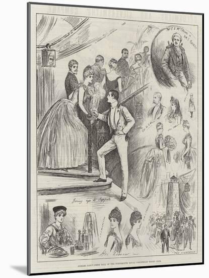 Jubilee Fancy-Dress Ball of the Portsmouth Royal Corinthian Yacht Club-Henry Stephen Ludlow-Mounted Giclee Print