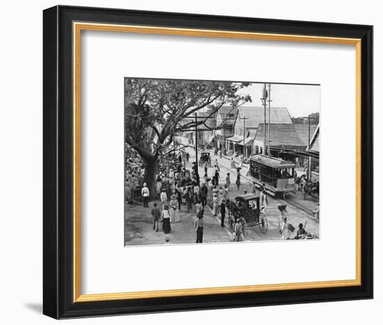 Jubilee Market Square, Kingston, Jamaica, C1905-Adolphe & Son Duperly-Framed Giclee Print