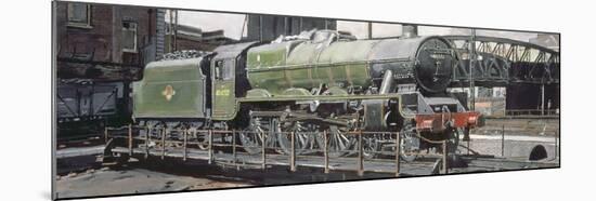 Jubilee Turnaround, Hawke 45652 Jubilee Class Locomotive on Camden Turntable, London-Kevin Parrish-Mounted Giclee Print