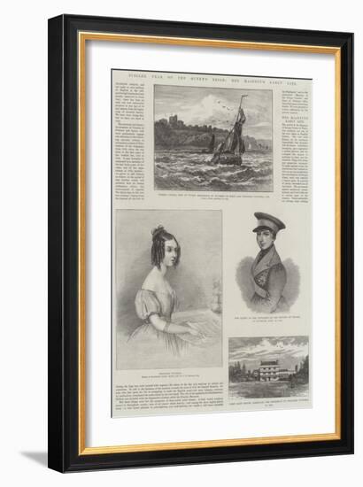 Jubilee Year of the Queen's Reign, Her Majesty's Early Life-John Rogers Herbert-Framed Giclee Print