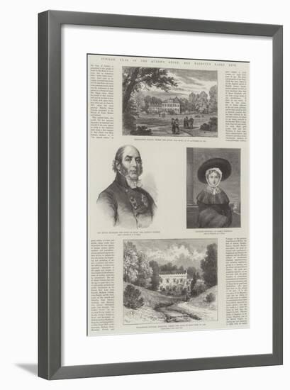 Jubilee Year of the Queen's Reign, Her Majesty's Early Life-William Henry James Boot-Framed Giclee Print