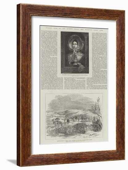 Jubilee Year of the Queen's Reign, Her Majesty's Early Life-null-Framed Giclee Print