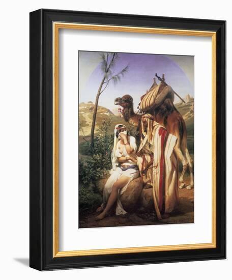 Judah and Tamar, 1840-Horace Vernet-Framed Giclee Print