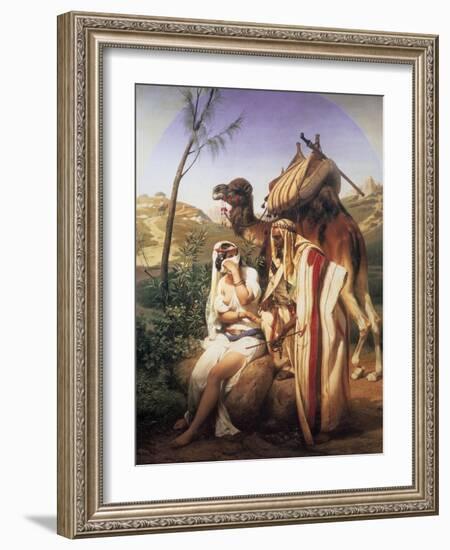 Judah and Tamar, 1840-Horace Vernet-Framed Giclee Print