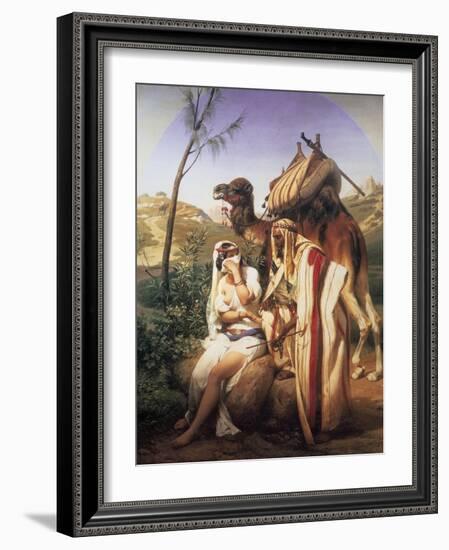 Judah and Tamar, 1840-Horace Vernet-Framed Giclee Print