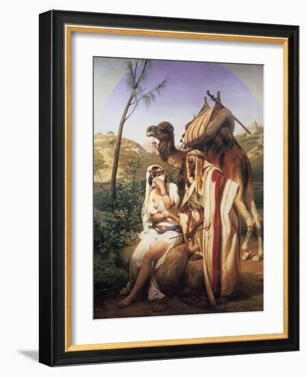 Judah and Tamar, 1840-Horace Vernet-Framed Giclee Print