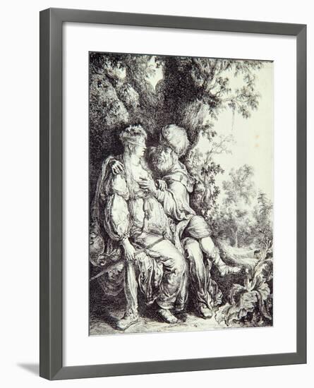 Judah and Tamar-Pieter Lastman-Framed Giclee Print