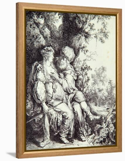 Judah and Tamar-Pieter Lastman-Framed Premier Image Canvas