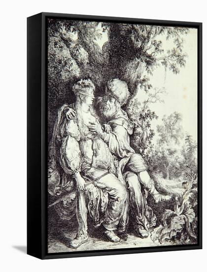 Judah and Tamar-Pieter Lastman-Framed Premier Image Canvas