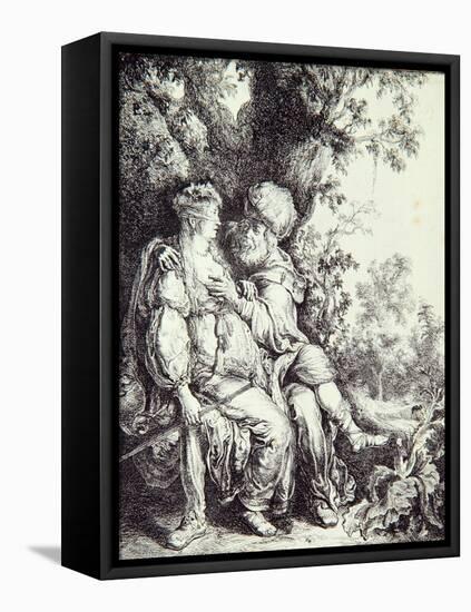 Judah and Tamar-Pieter Lastman-Framed Premier Image Canvas