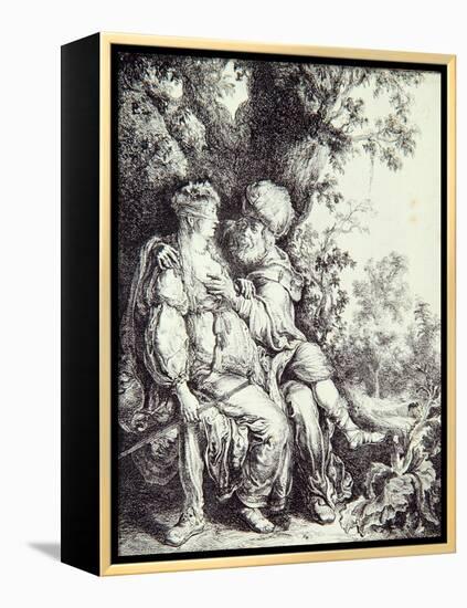 Judah and Tamar-Pieter Lastman-Framed Premier Image Canvas