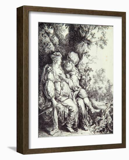 Judah and Tamar-Pieter Lastman-Framed Giclee Print