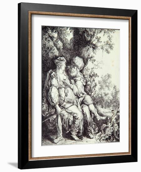 Judah and Tamar-Pieter Lastman-Framed Giclee Print