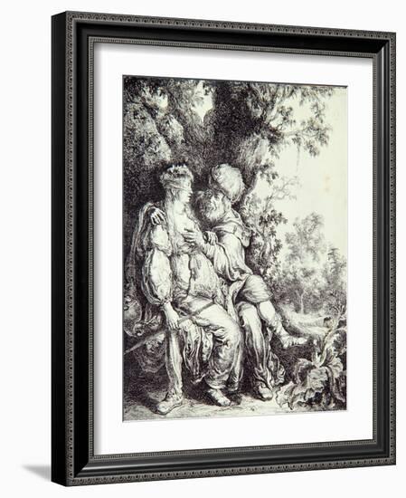 Judah and Tamar-Pieter Lastman-Framed Giclee Print