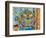 Judaica Folk Owl-Oxana Zaika-Framed Giclee Print