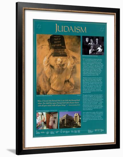 Judaism-null-Framed Art Print