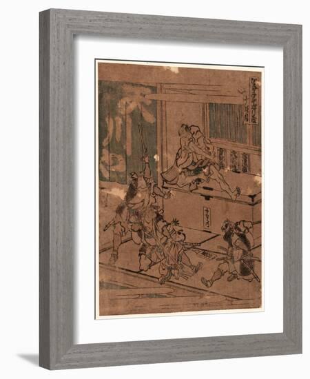 Judanme-Katsushika Hokusai-Framed Giclee Print