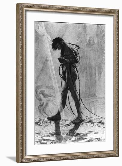 Judas, 1896-Sascha Schneider-Framed Giclee Print