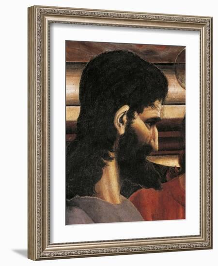 Judas' Face, Detail from the Last Supper, 1450-Andrea Del Castagno-Framed Giclee Print