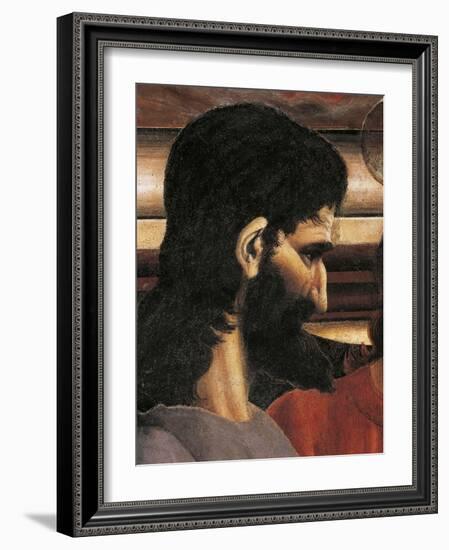 Judas' Face, Detail from the Last Supper, 1450-Andrea Del Castagno-Framed Giclee Print