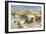 Judean desert in the Holy Land c1910-Harold Copping-Framed Giclee Print