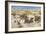 Judean desert in the Holy Land c1910-Harold Copping-Framed Giclee Print