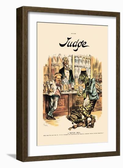 Judge: A Bitter Dose-null-Framed Art Print