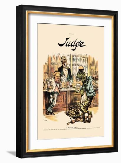 Judge: A Bitter Dose-null-Framed Art Print