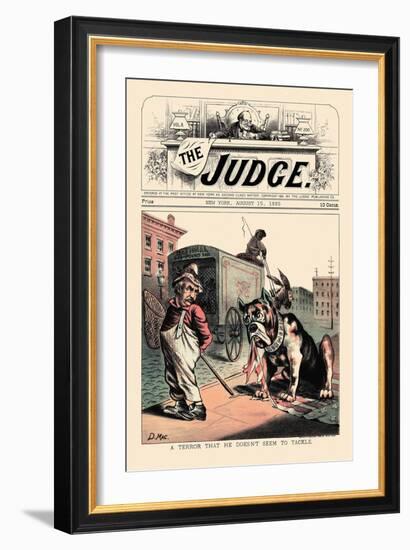 Judge: A Terror That He Doesn't Seem to Tackle-null-Framed Art Print