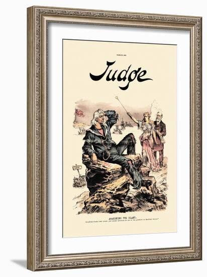 Judge: Awakening the Giant-null-Framed Art Print