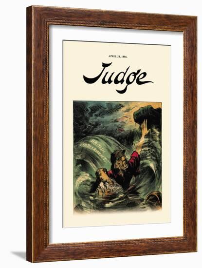 Judge: British Parliament-null-Framed Art Print