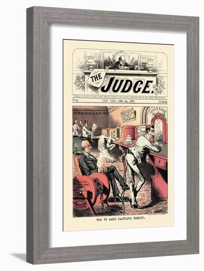 Judge: How to Make Cashiers Honest-null-Framed Art Print