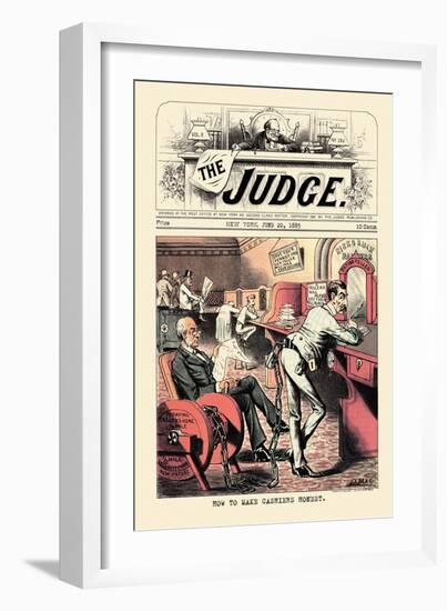 Judge: How to Make Cashiers Honest-null-Framed Art Print