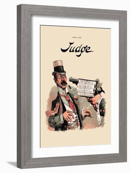 Judge: Indictment-null-Framed Art Print