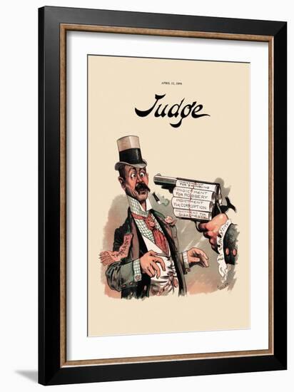 Judge: Indictment-null-Framed Art Print