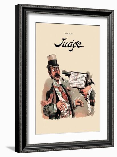 Judge: Indictment-null-Framed Art Print