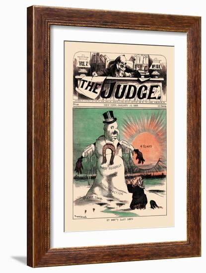 Judge: It Won't Last Long-null-Framed Art Print