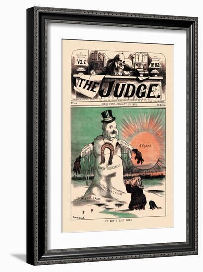 Judge: It Won't Last Long-null-Framed Art Print