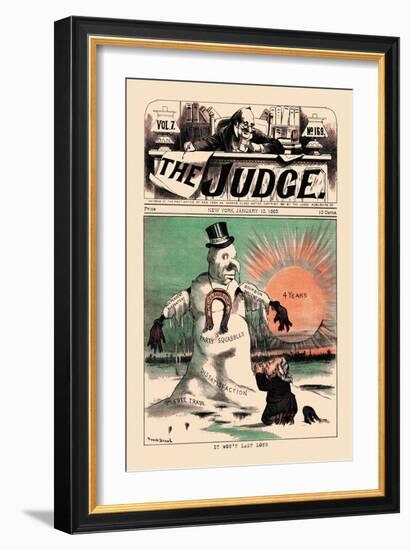 Judge: It Won't Last Long-null-Framed Art Print