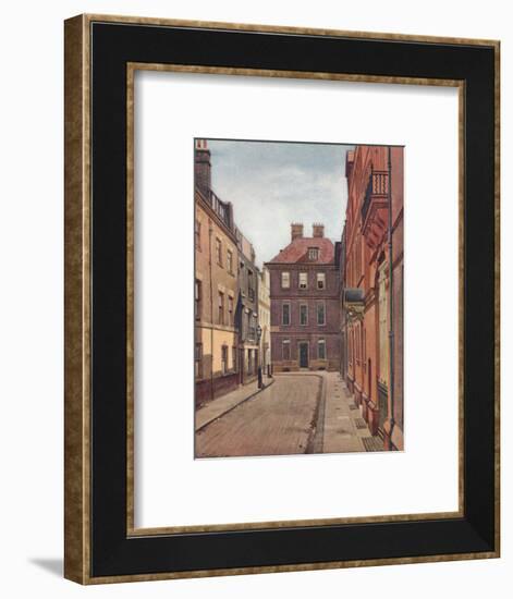 'Judge Jeffrey's House, Delahay Street, Westminster', London, c1880 (1926)-John Crowther-Framed Giclee Print