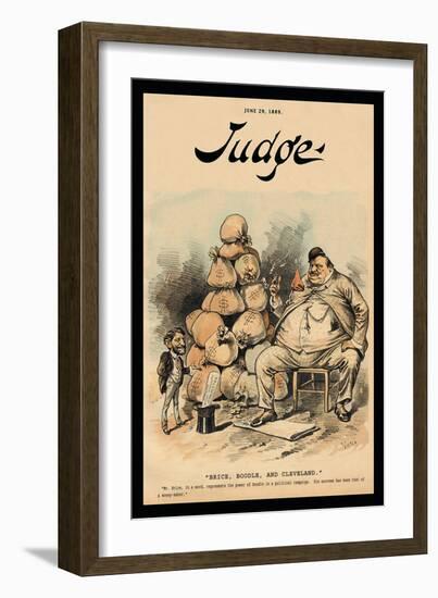 Judge Magazine: Brice, Boodle and Cleveland-null-Framed Art Print