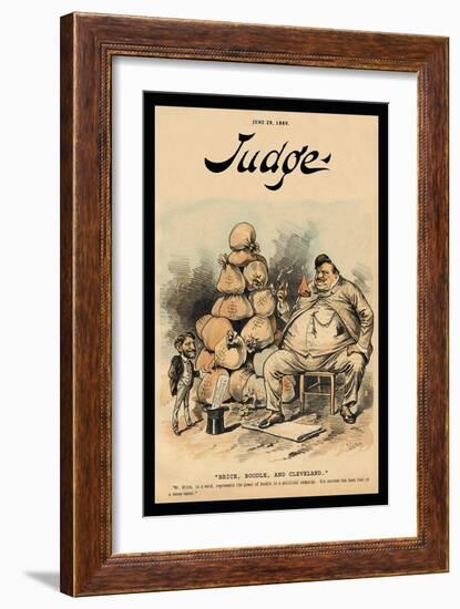 Judge Magazine: Brice, Boodle and Cleveland-null-Framed Art Print