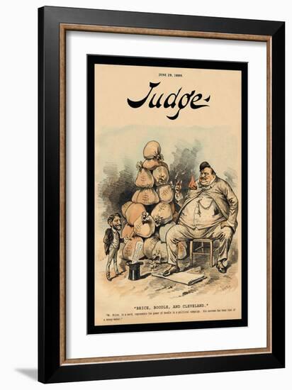 Judge Magazine: Brice, Boodle and Cleveland-null-Framed Art Print