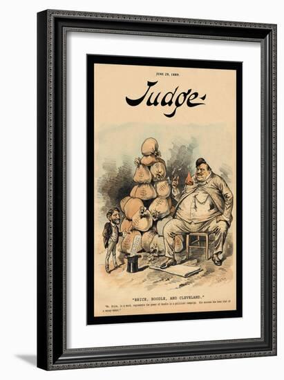 Judge Magazine: Brice, Boodle and Cleveland-null-Framed Art Print