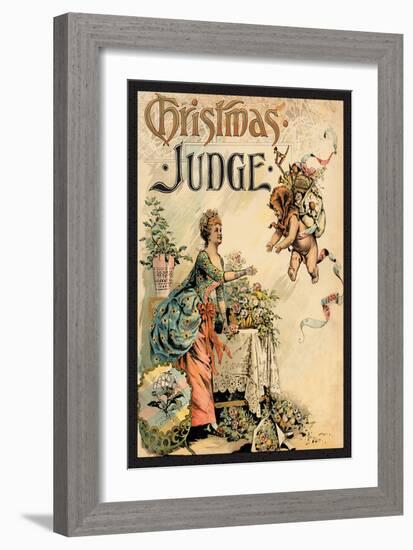 Judge Magazine: Christmas Judge-null-Framed Art Print