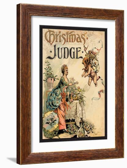 Judge Magazine: Christmas Judge-null-Framed Art Print