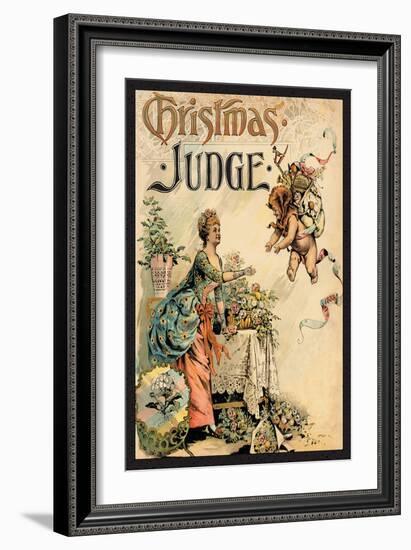 Judge Magazine: Christmas Judge-null-Framed Art Print